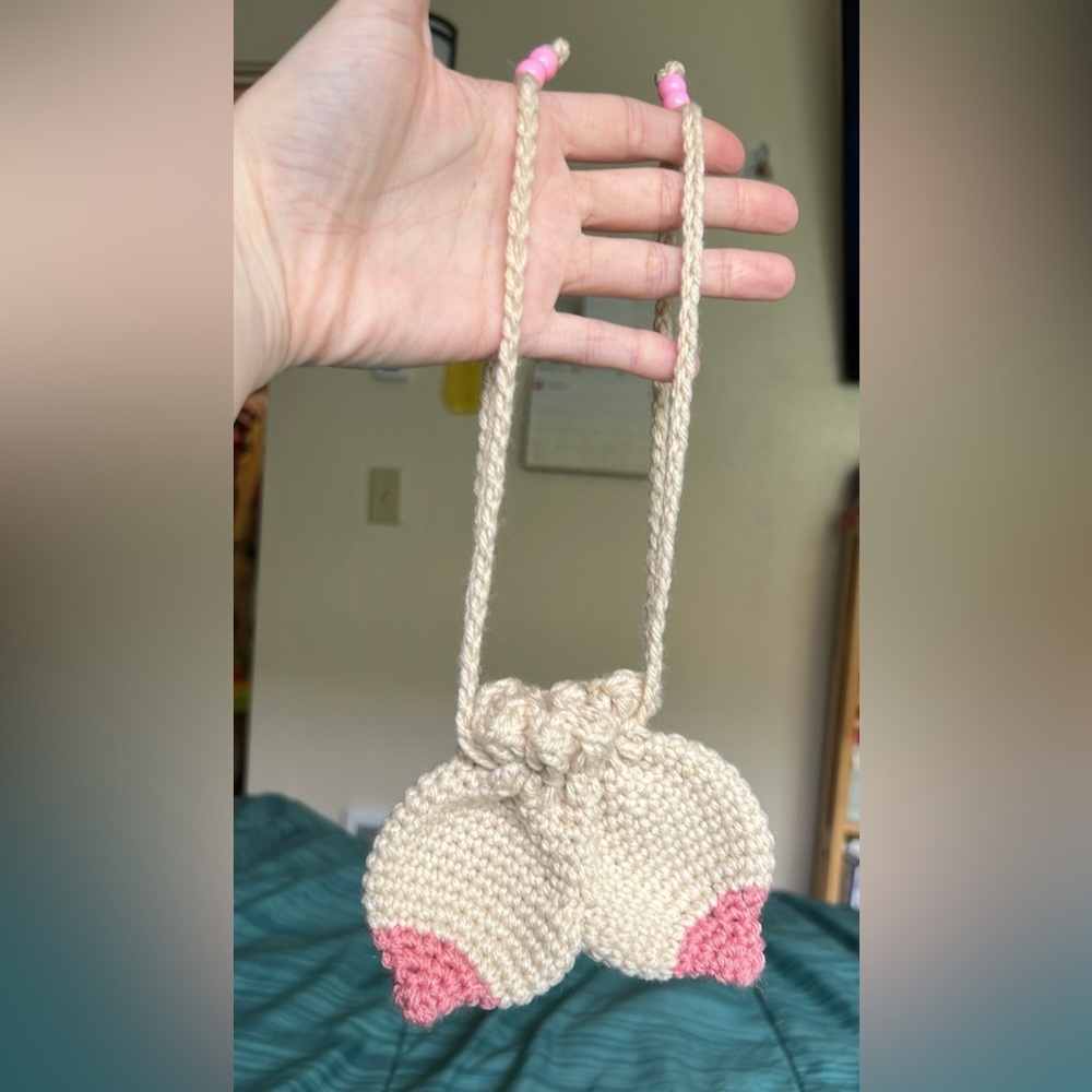 Crocheted Boobie Bag ✨